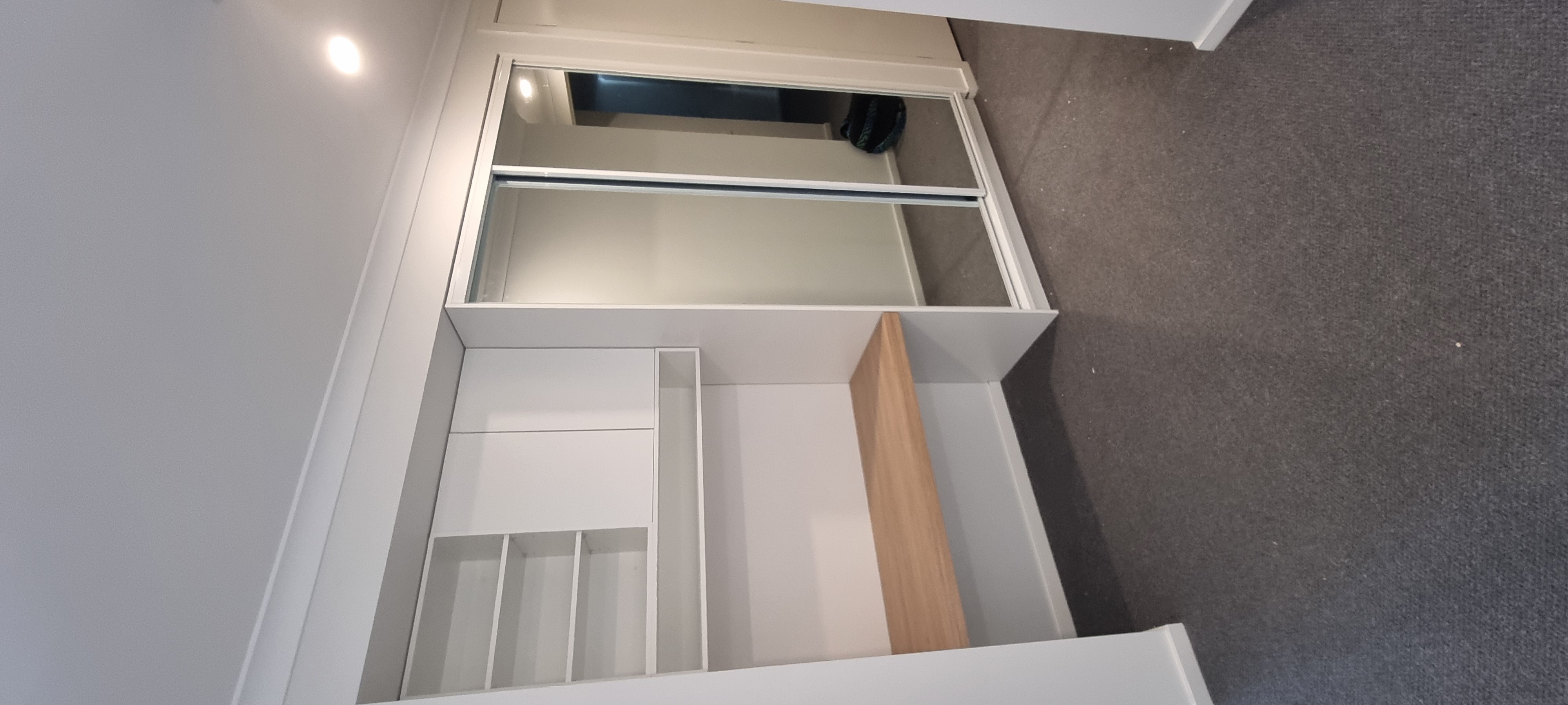 Custom cabinet installation
