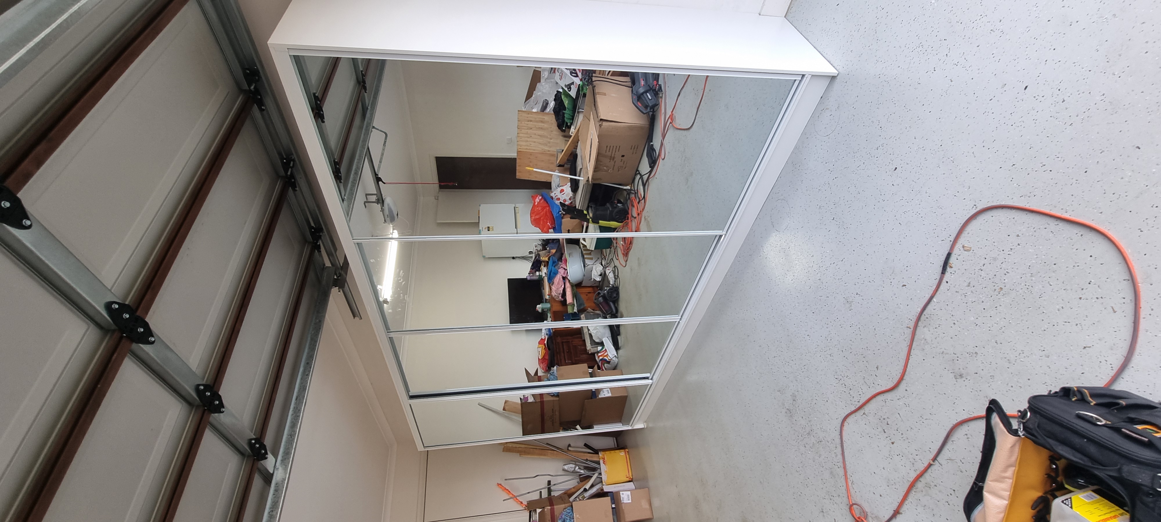 Custom cabinet installation